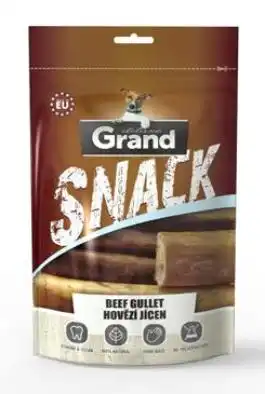 GRAND Sušený Deluxe Jícen hovězí pochoutka pro psy 100g