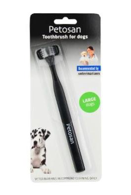 Petosan zubní kartáček dvouhlavý pro psy Large 