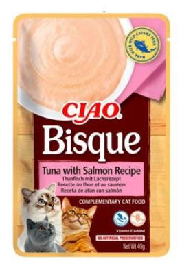 Churu Cat CIAO Bisque Tuna with salmon Recipe 40g 