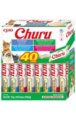 Churu Cat BOX Tuna Seafood Variety 40x14g 