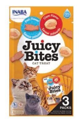 Churu Cat Juicy Bites Fish&Clam Flavor 3x11,3g 