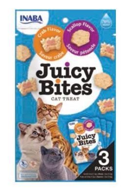Churu Cat Juicy Bites Scallop&Crab Flavor 3x11,3g 