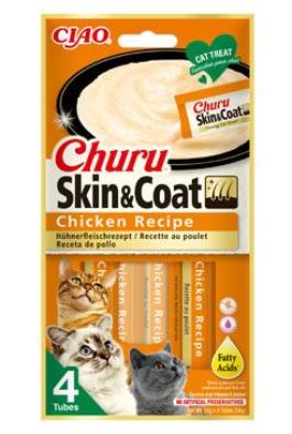 Churu Cat Skin&Coat Chicken Recipe 4x14g 