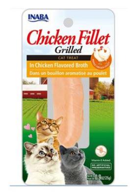Churu Cat Grilled Chicken Fillet in Flavored Broth 25g 