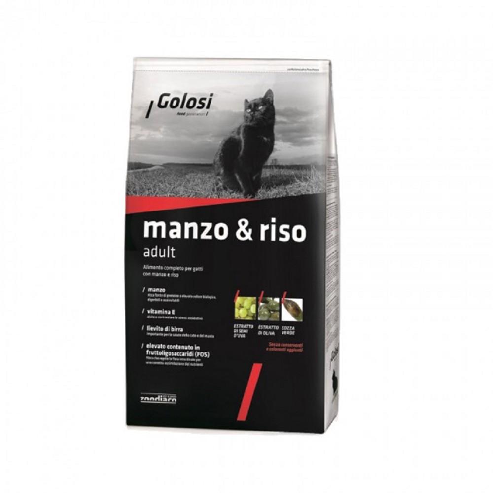 Golosi Cat Manzo & Riso 20 kg