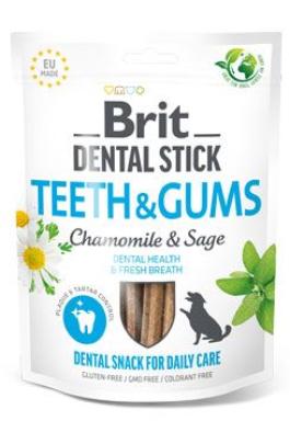 Brit Dog Dental Stick Teeth&Gums Chamomile&Sage 7ks 