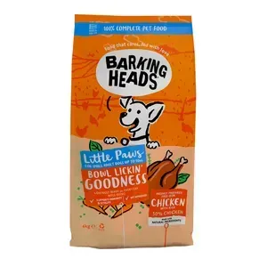 BARKING HEADS Little Paws Bowl Lickin Good Chick 6kg 