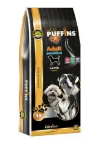 Puffins Dog Adult Sensitive Lamb Rice 15kg 