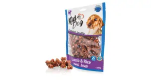 KIDDOG jehněčí maso s rýží MINI kostičky 250 g