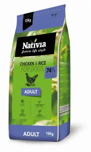 Nativia Adult  Chicken&Rice 15 kg