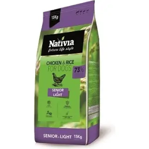 Nativia Senior&Light Chicken&Rice 15 kg
