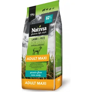Nativia Adult Maxi Lamb&Rice 15 kg