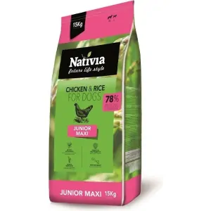 Nativia Junior maxi Chicken&Rice 15 kg