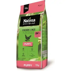 Nativia Puppy Chicken&Rice 15 kg