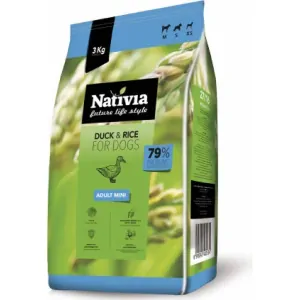 Nativia Adult mini Duck&Rice 3 kg