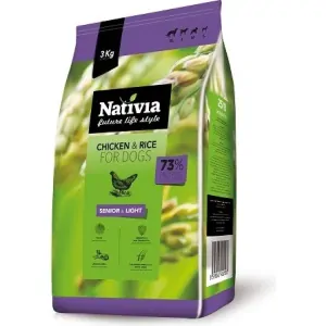 Nativia Senior&Light Chicken&Rice 3 kg