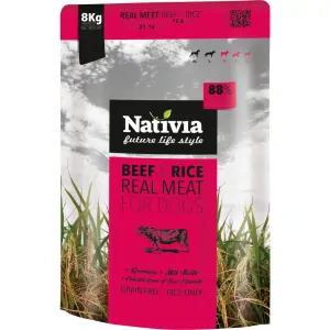Nativia Real Meat Beef&Rice 8 kg