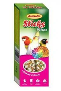 Avicentra tyčinky malý papoušek - vitam.+med 2ks 