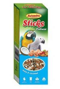 Avicentra tyčinky velký papoušek - ořech+kokos 2ks 