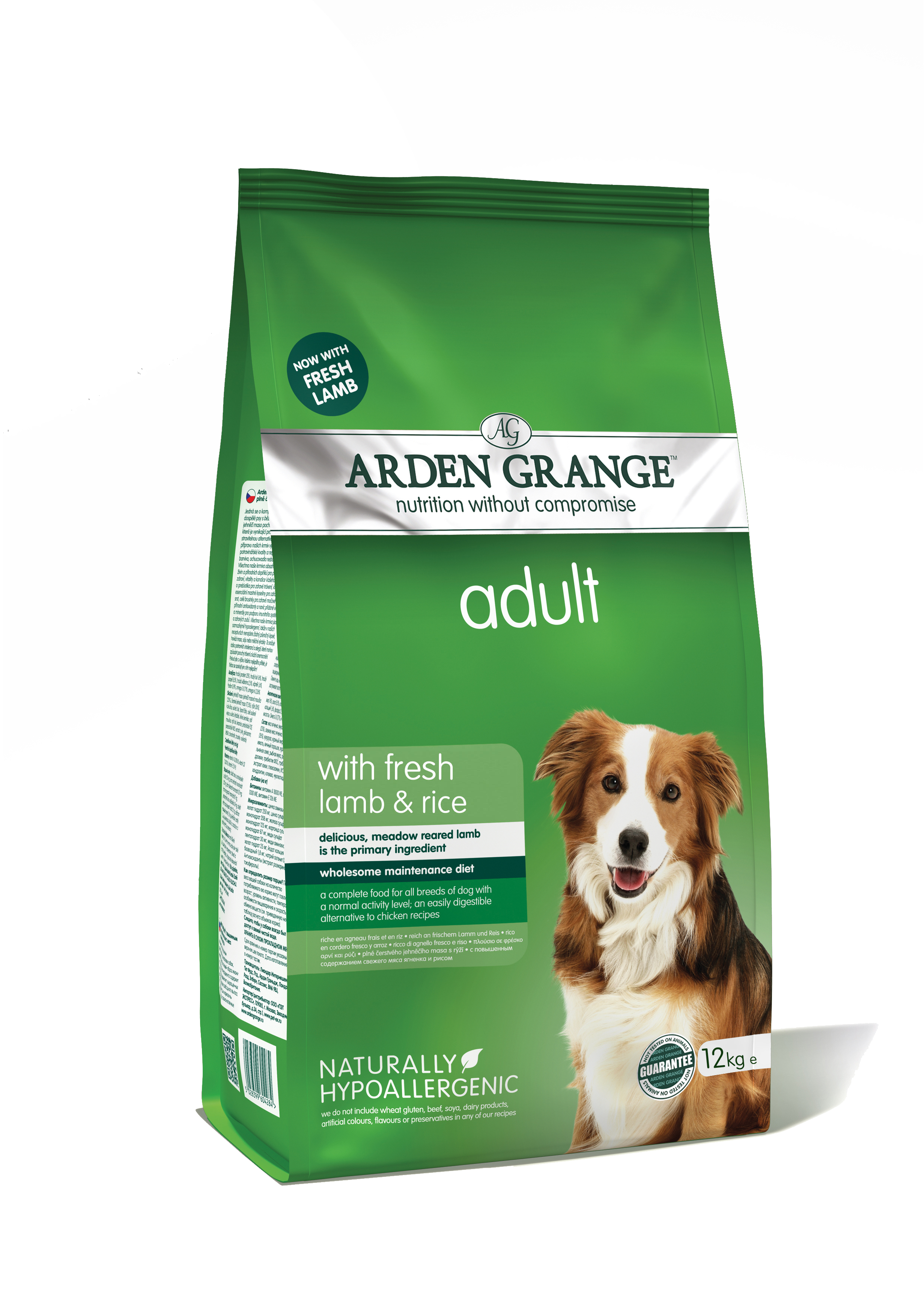 Arden Grang Dog Adult with fresh Lamb&Rice 12kg