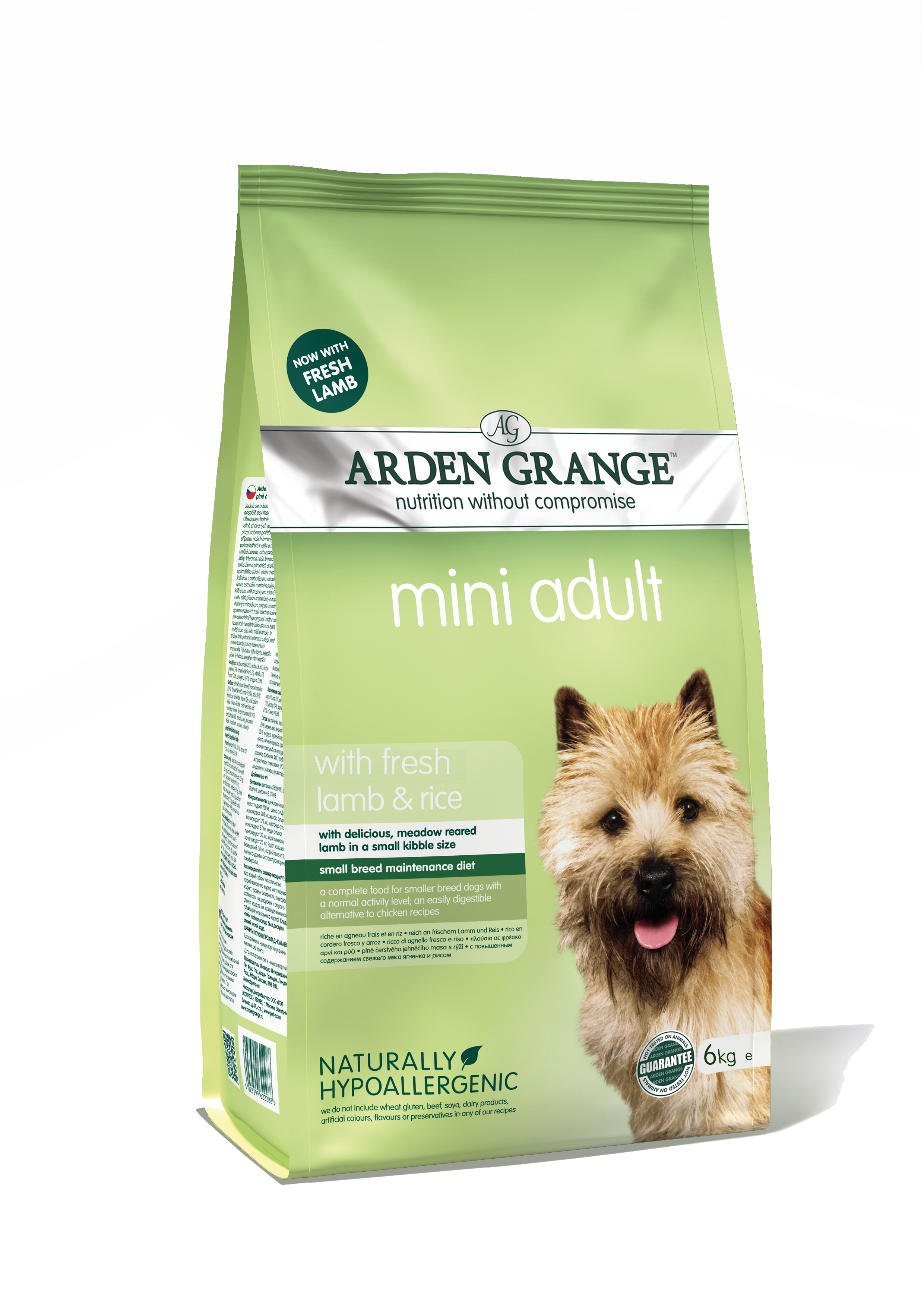 Arden Grange Dog Adult Mini with fresh Lamb&Rice 2kg