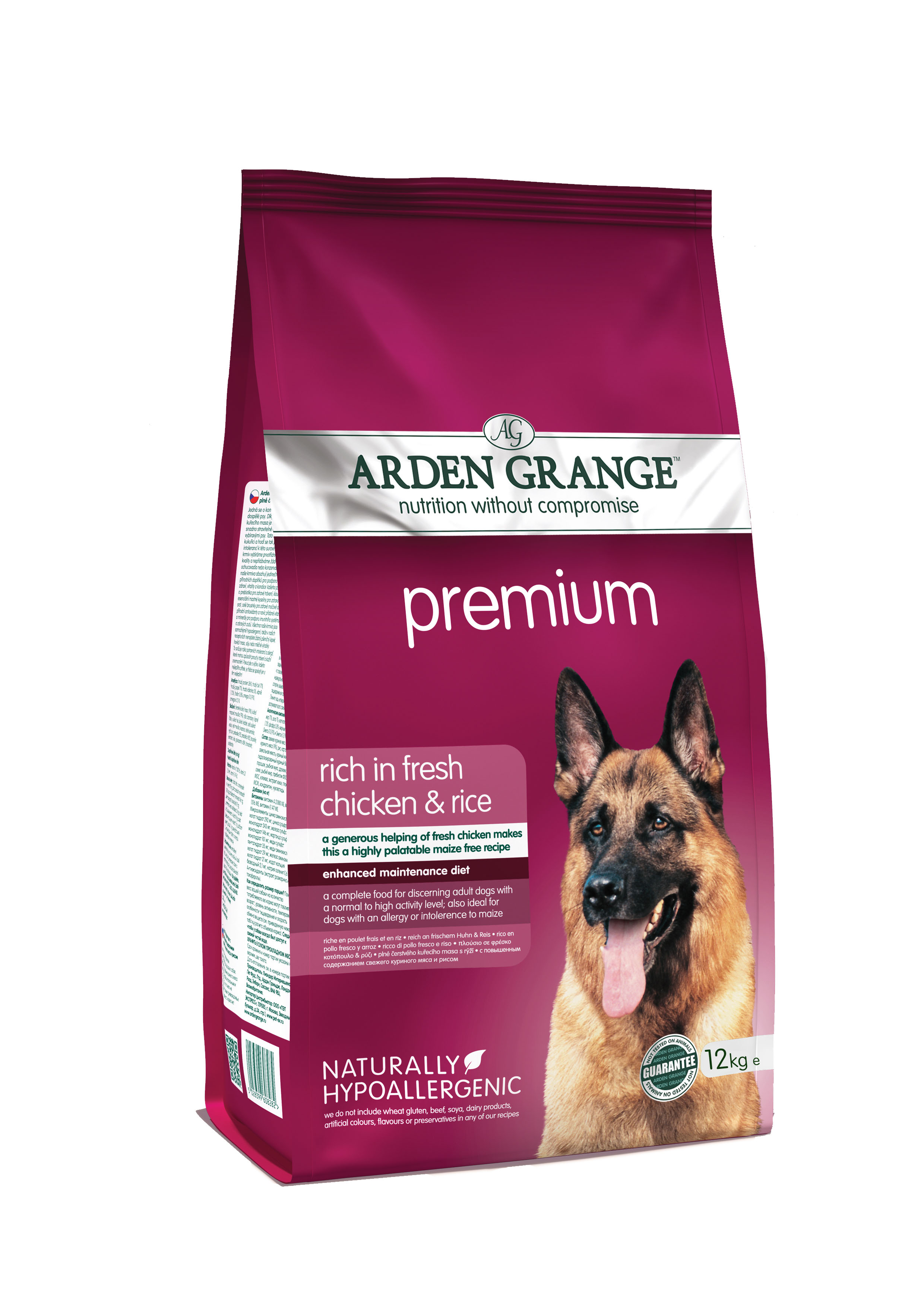 Arden Grange Dog Adult Prem.rich fresh Chick&Rice 2kg