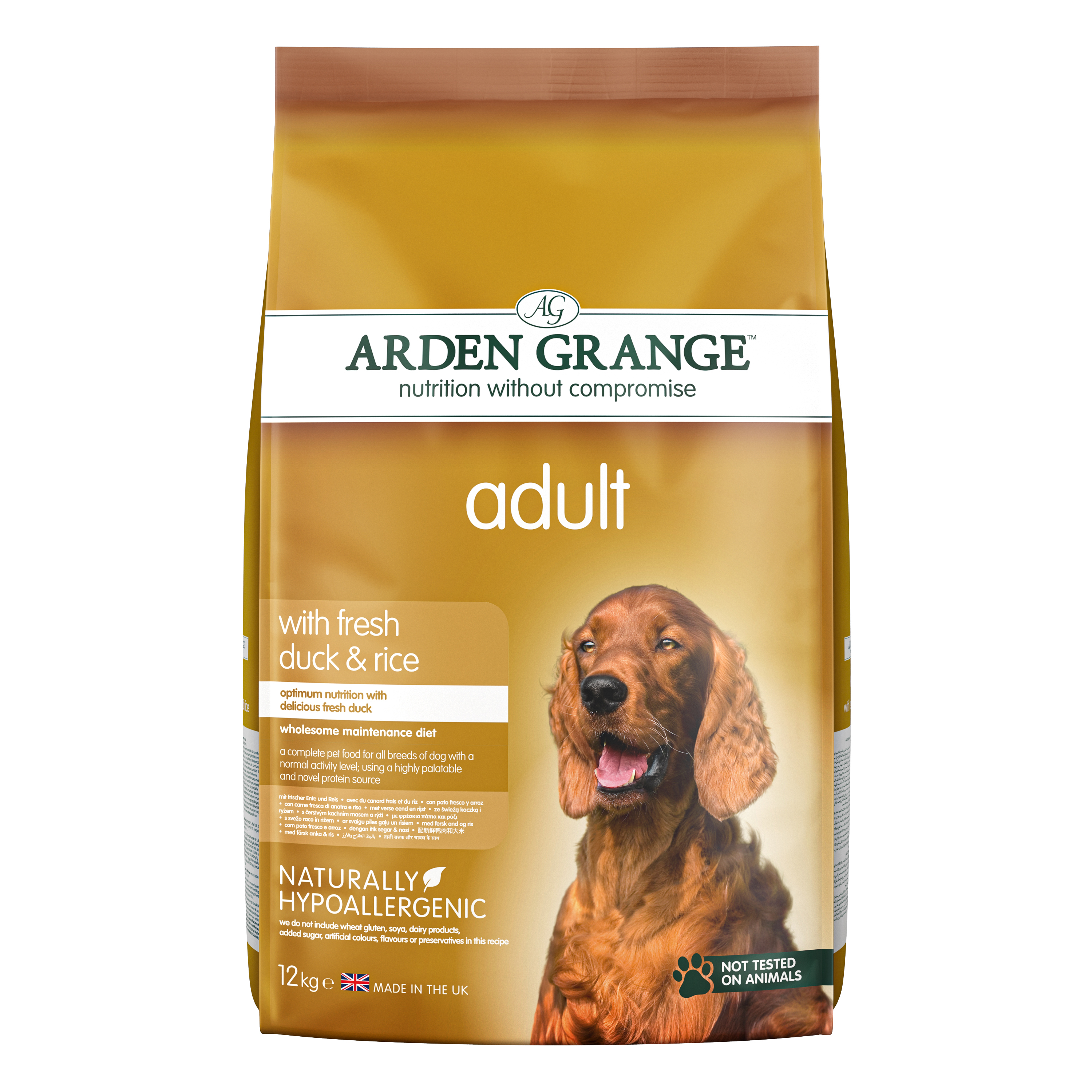 Arden Grange Dog Adult with fresh Duck&Rice 12kg