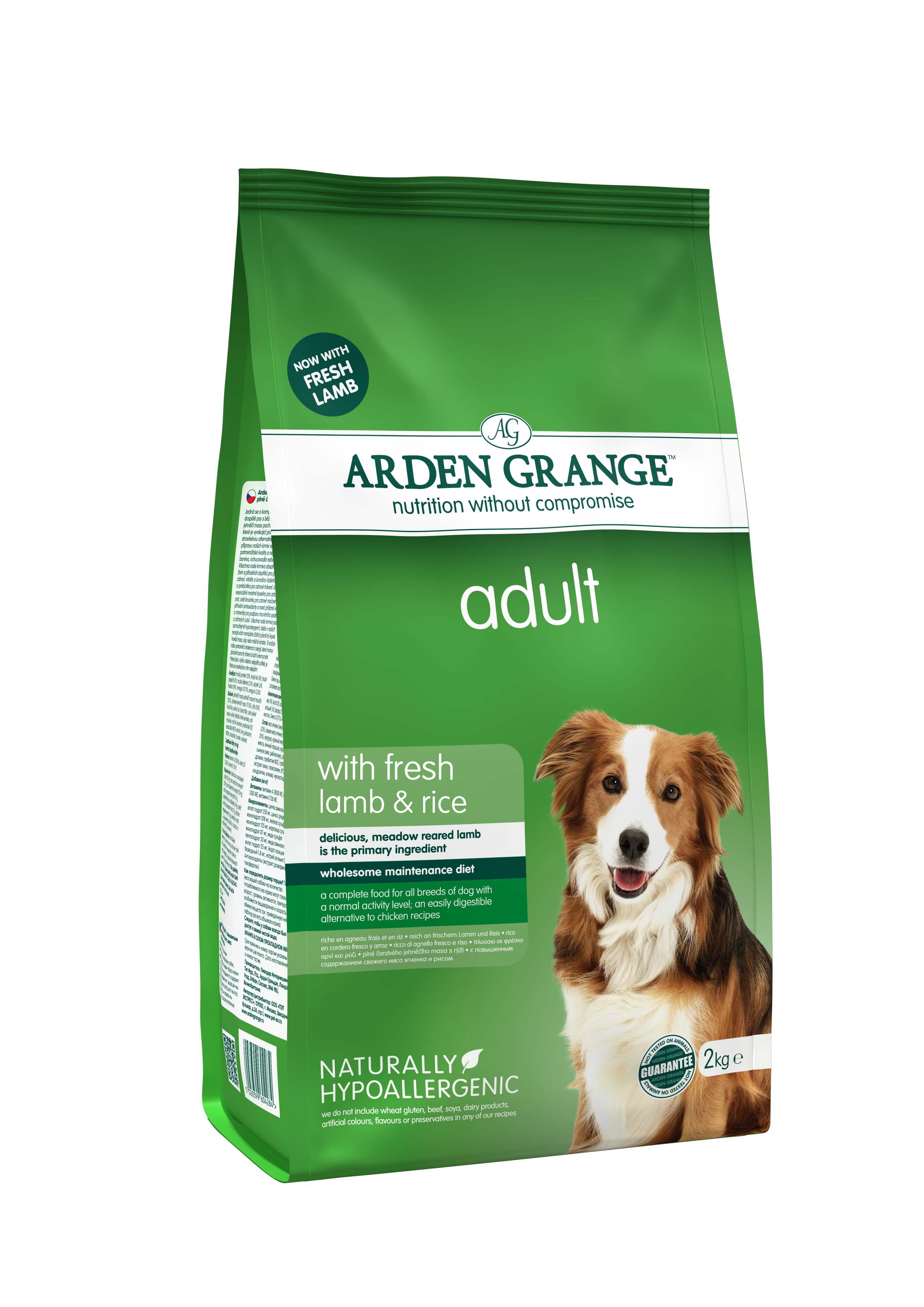 Arden Grange Dog Adult with fresh Lamb&Rice 2kg