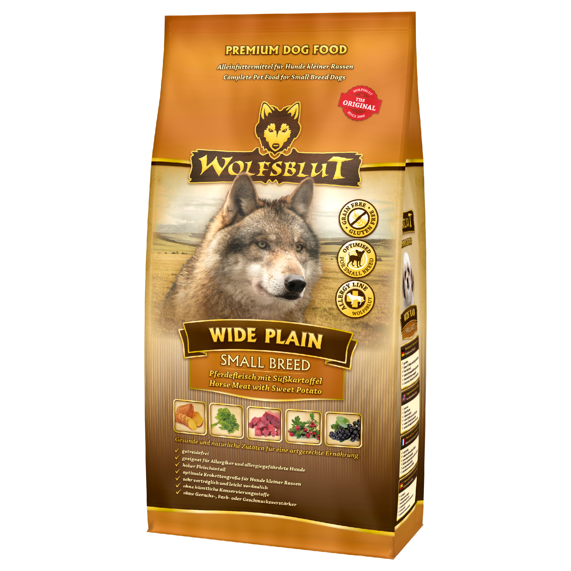 Wolfsblut Dog Small Breed Wide Plain 2kg