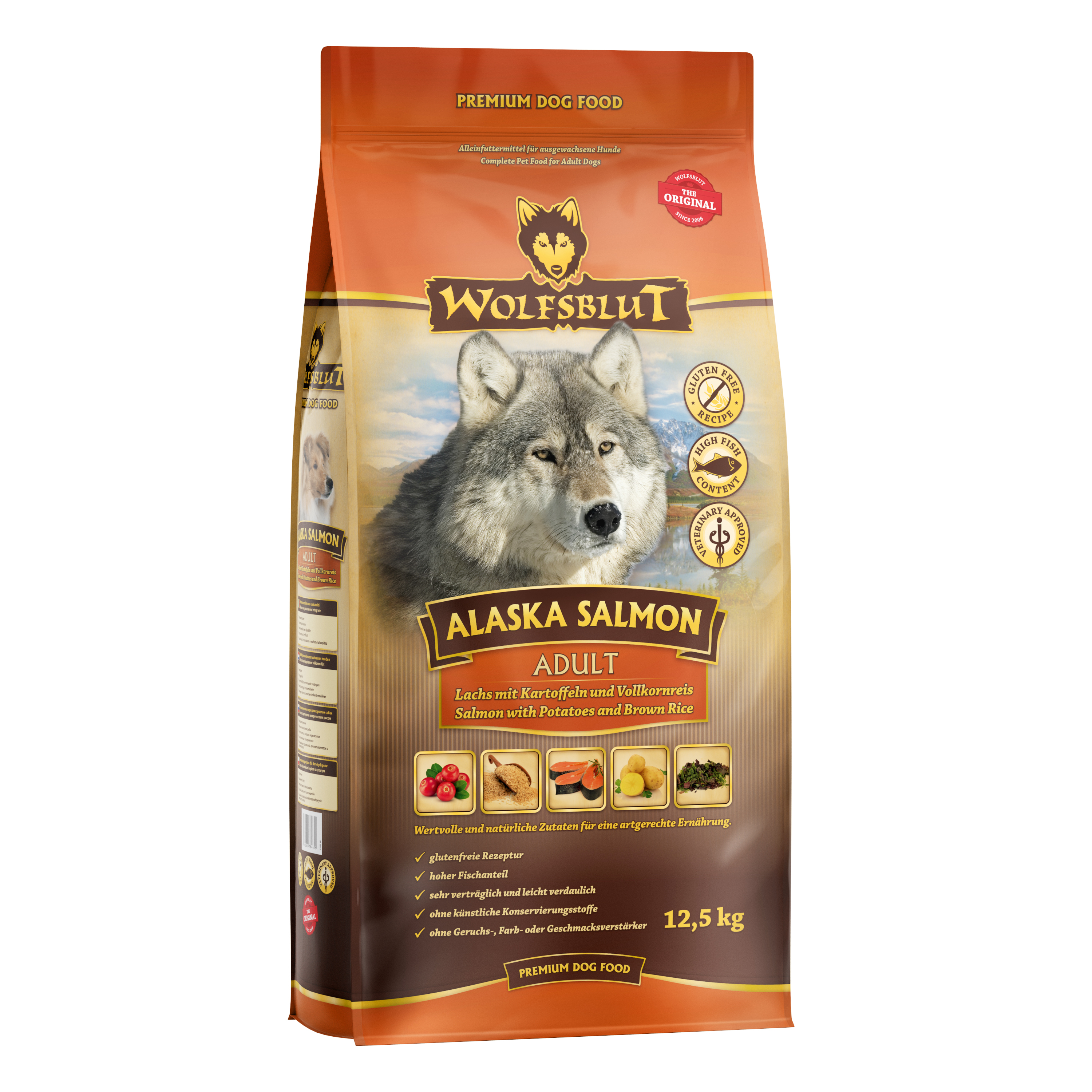 Wolfsblut Dog Adult Alaska Salmon 12,5kg