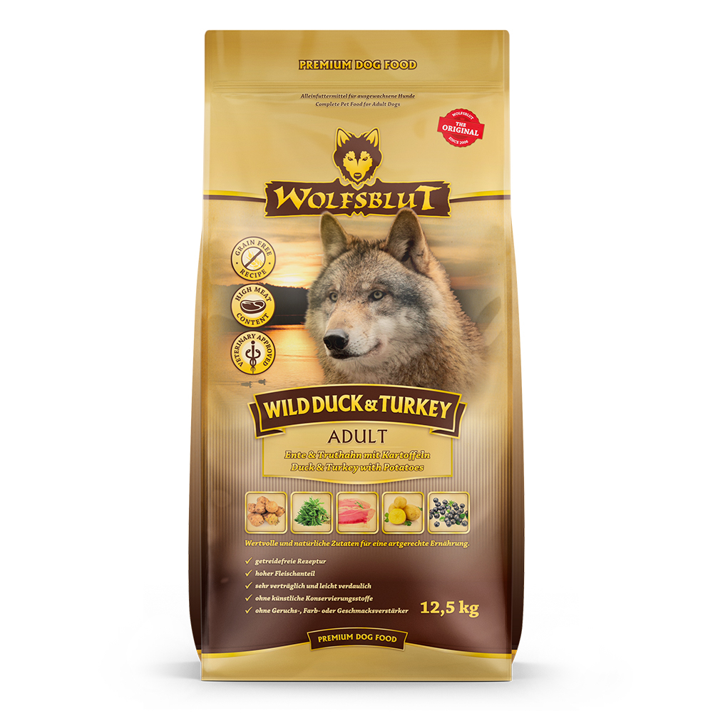 Wolfsblut Dog Adult Wild Duck&Turkey 12,5kg