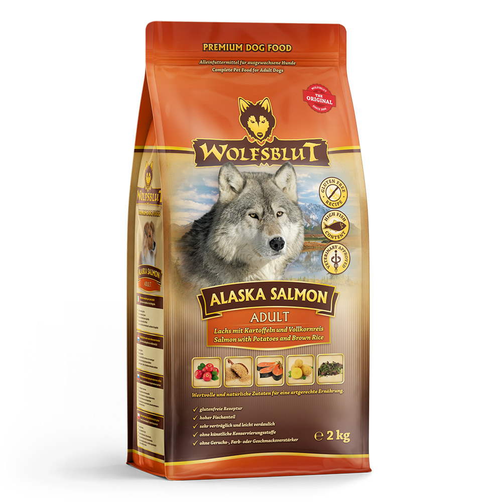 Wolfsblut Dog Adult Alaska Salmon 2kg