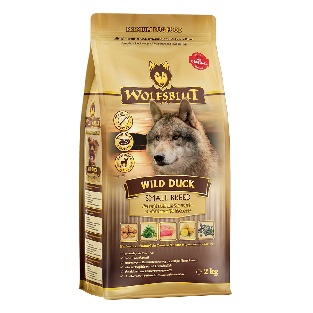 Wolfsblut Dog Small Breed Wild Duck 2kg