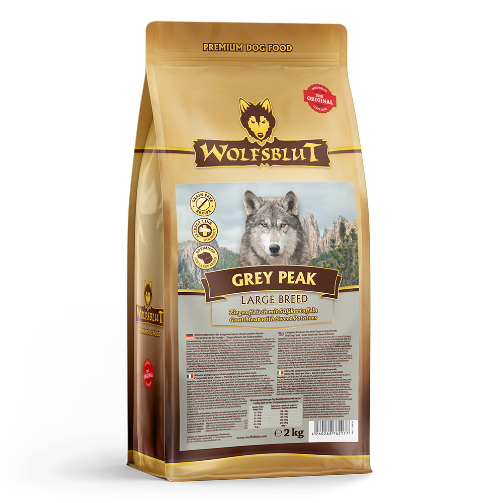 Wolfsblut Dog Large Breed Grey Peak 2kg