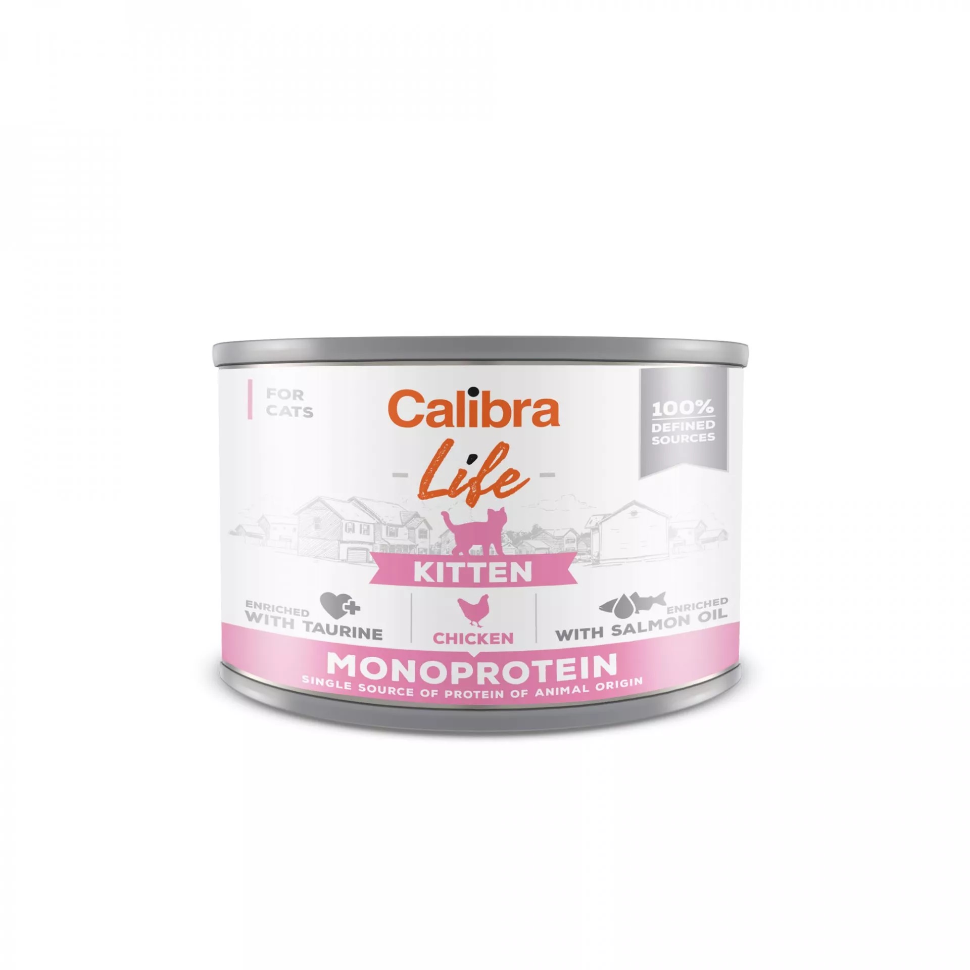 Calibra Cat Life  konz.Kitten Chicken 200g