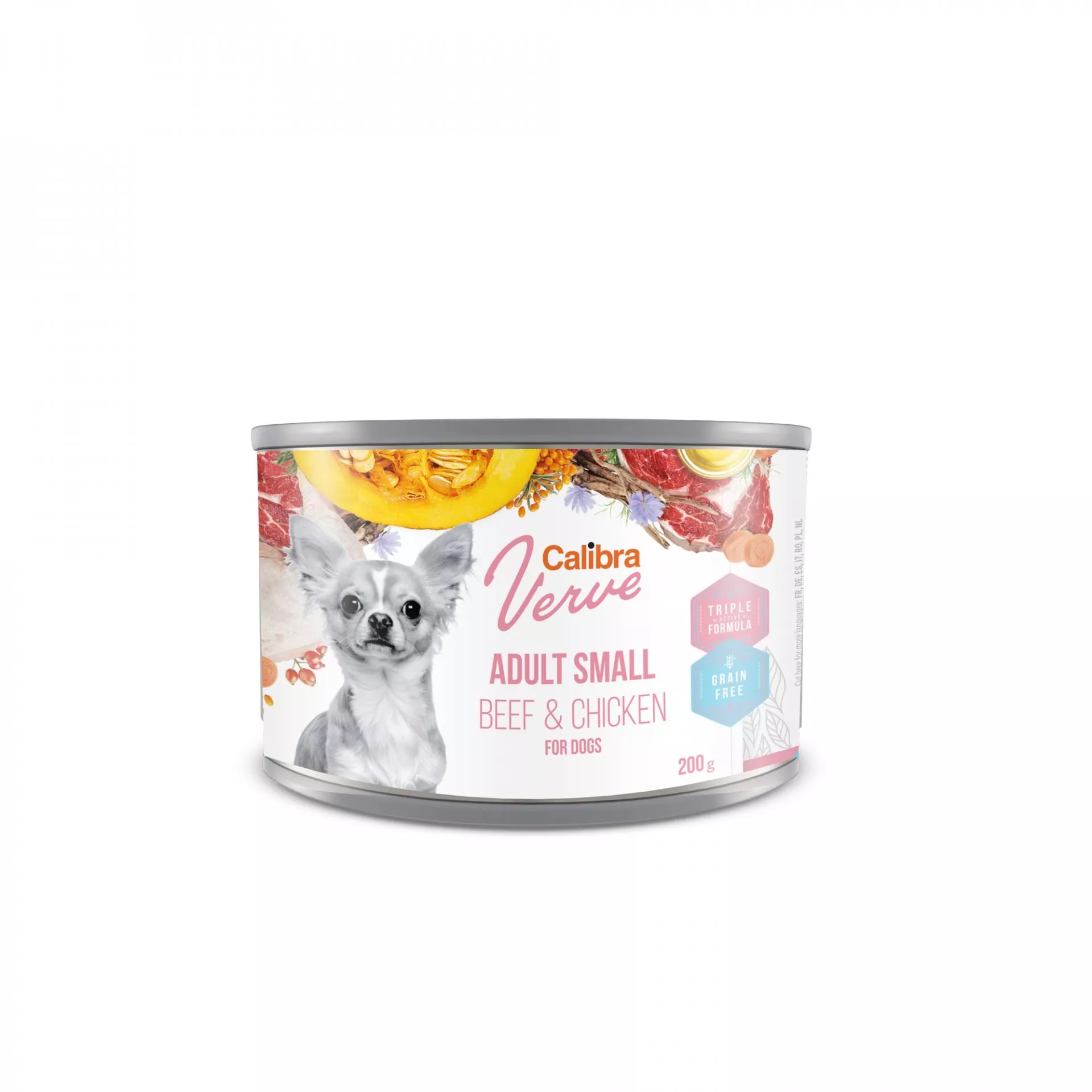 Calibra Dog Verve konz.GF Adult Small Beef&Chick 200g