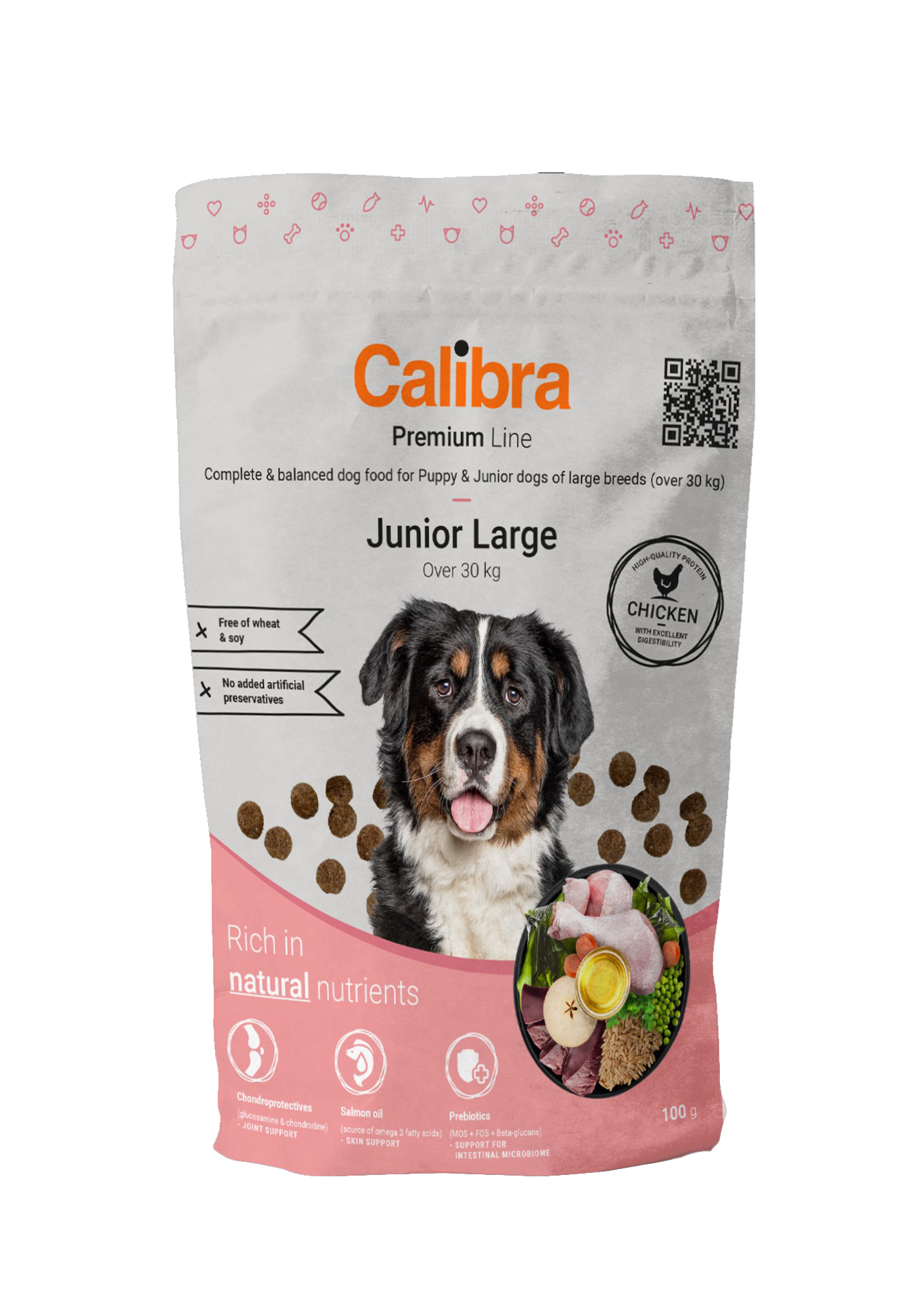 Calibra Dog Premium Line Junior Large 100g