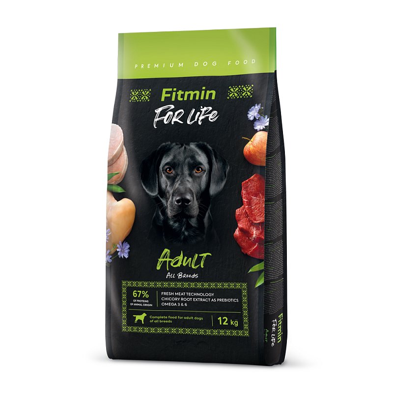 Fitmin For Life adult kompletní krmivo pro psy 12kg
