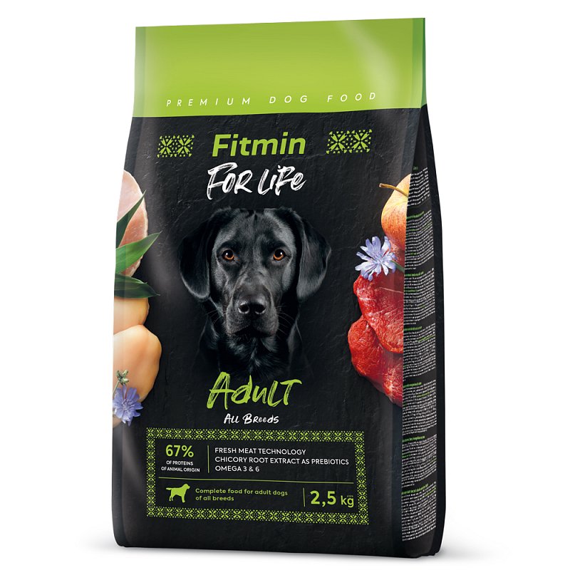 Fitmin For Life adult kompletní krmivo pro psy 2,5kg