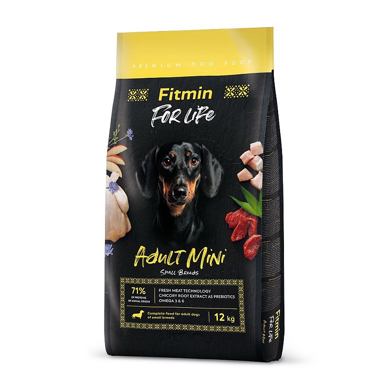 Fitmin For Life adult mini kompletní krmivo pro psy 12kg