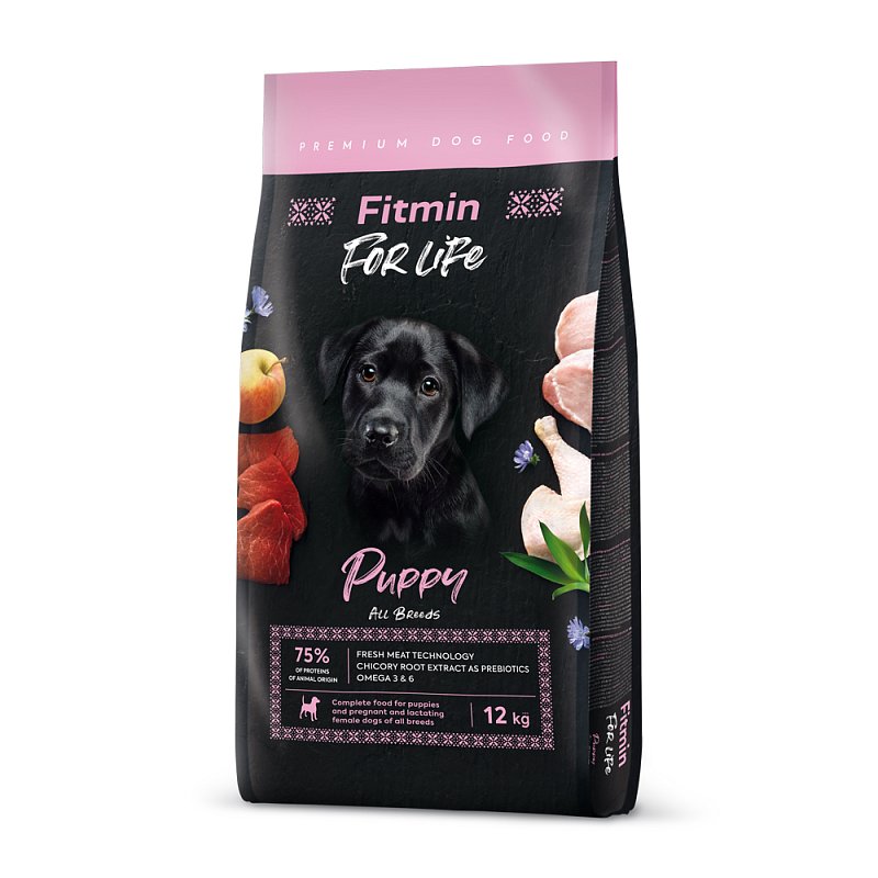 Fitmin For Life Puppy kompletní krmivo pro psy juniory 12 kg