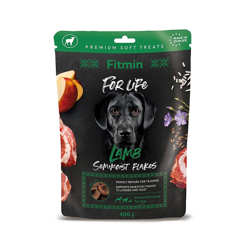 Fitmin For Life Lamb Flakes pamlsek pro psy 400 g