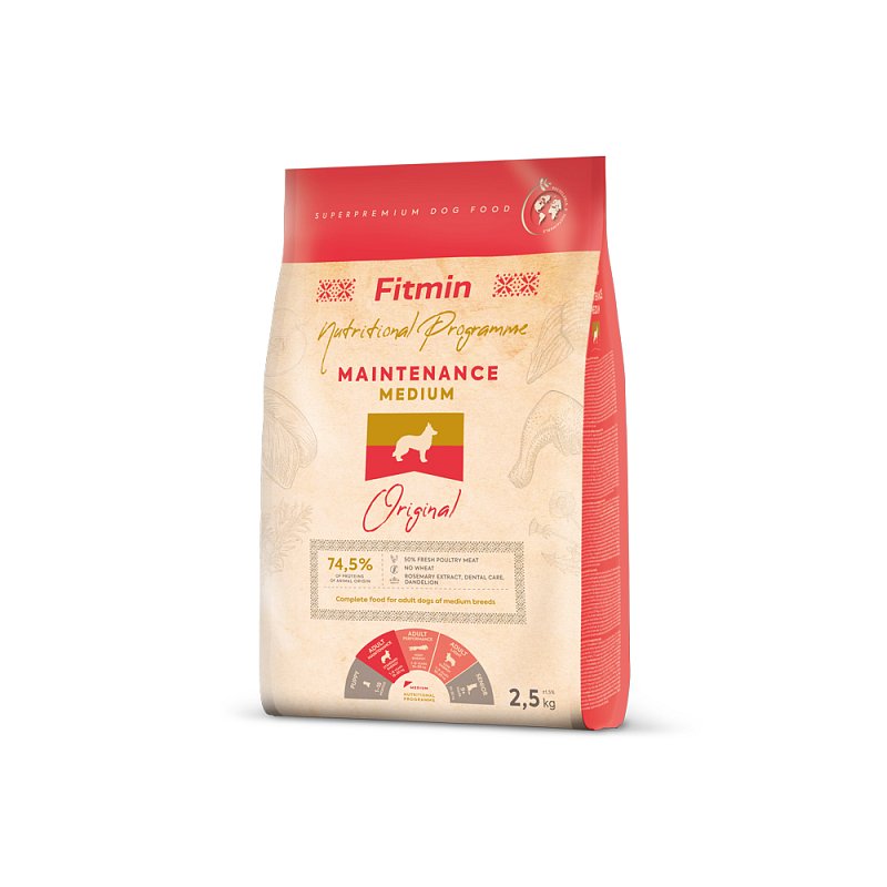 Fitmin dog medium maintenance - 2,5 kg