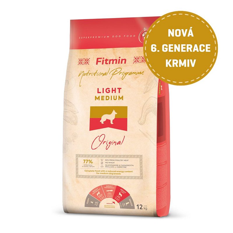Fitmin dog medium light - 12kg
