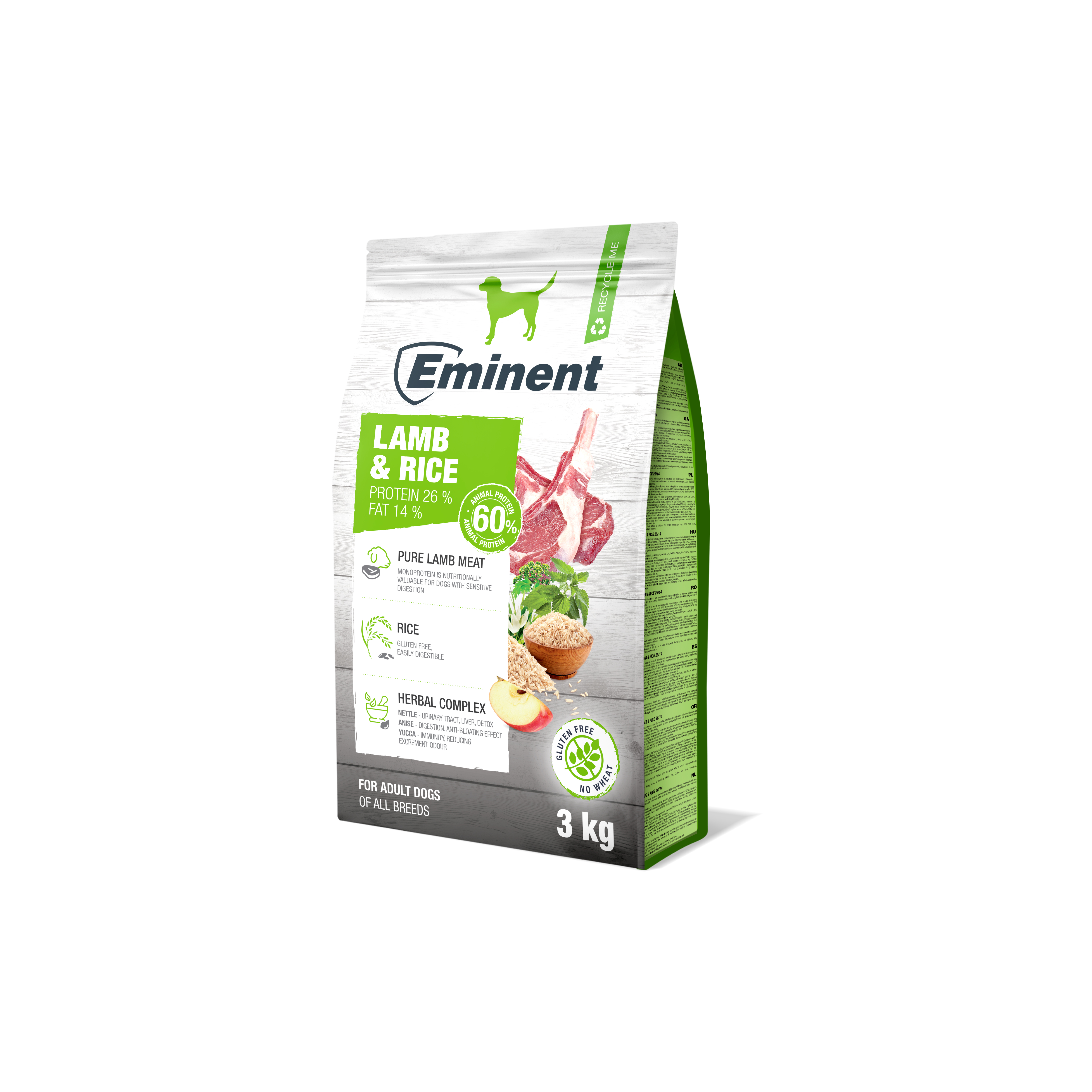 Eminent Dog High Premium Lamb Rice 3kg