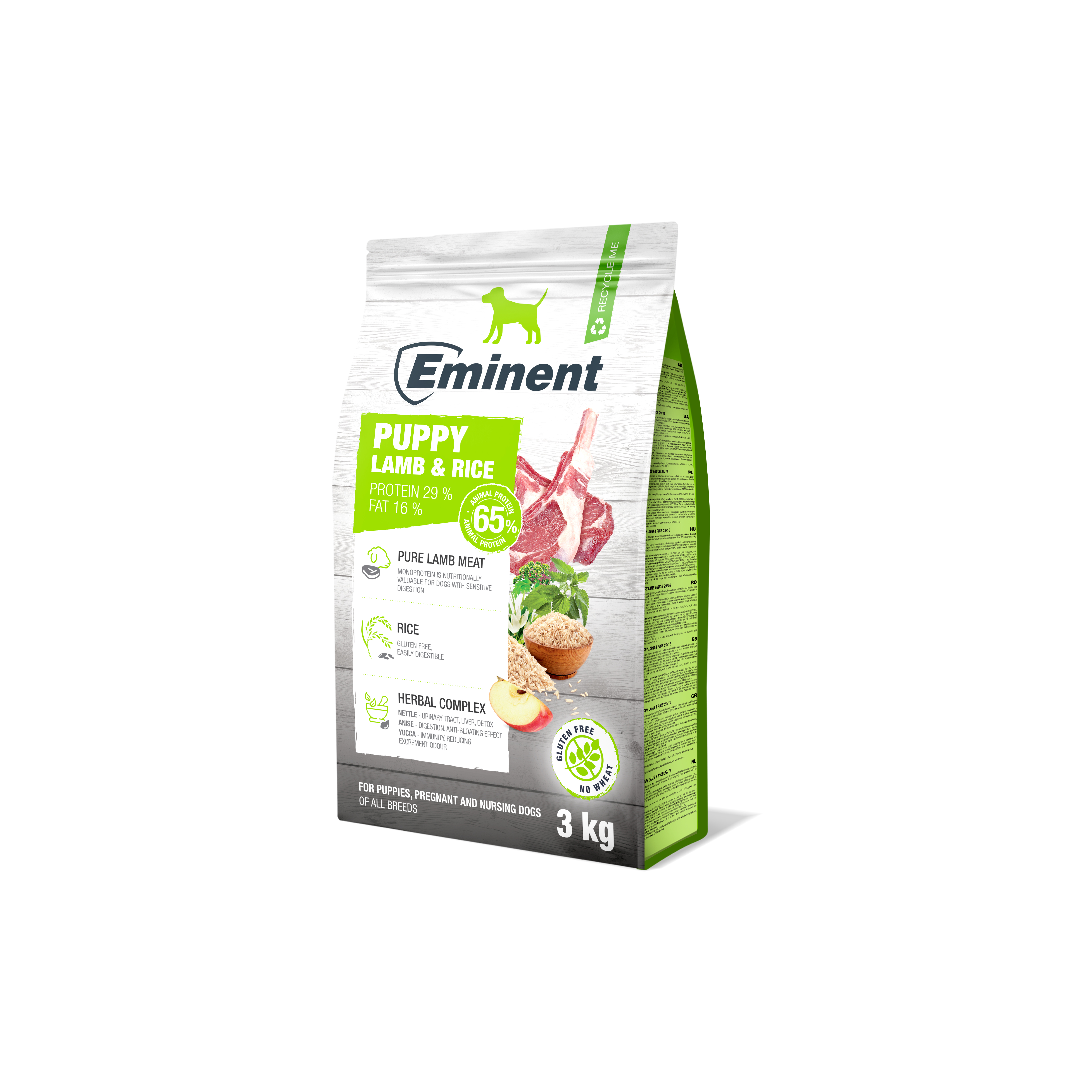 Eminent Dog High Premium Puppy Lamb&Rice 3kg