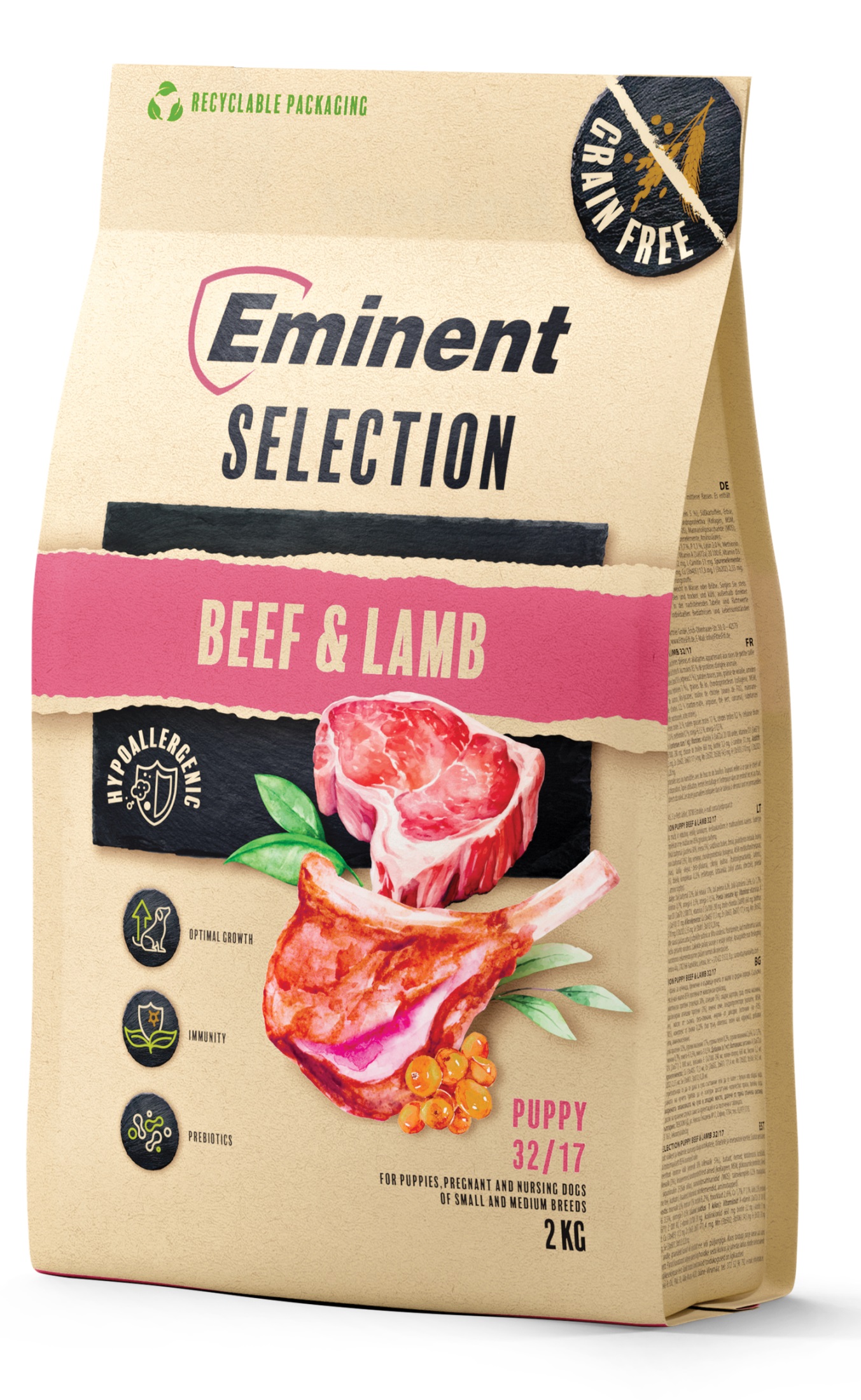 Eminent Dog Selection Puppy Beef&Lamb 2kg