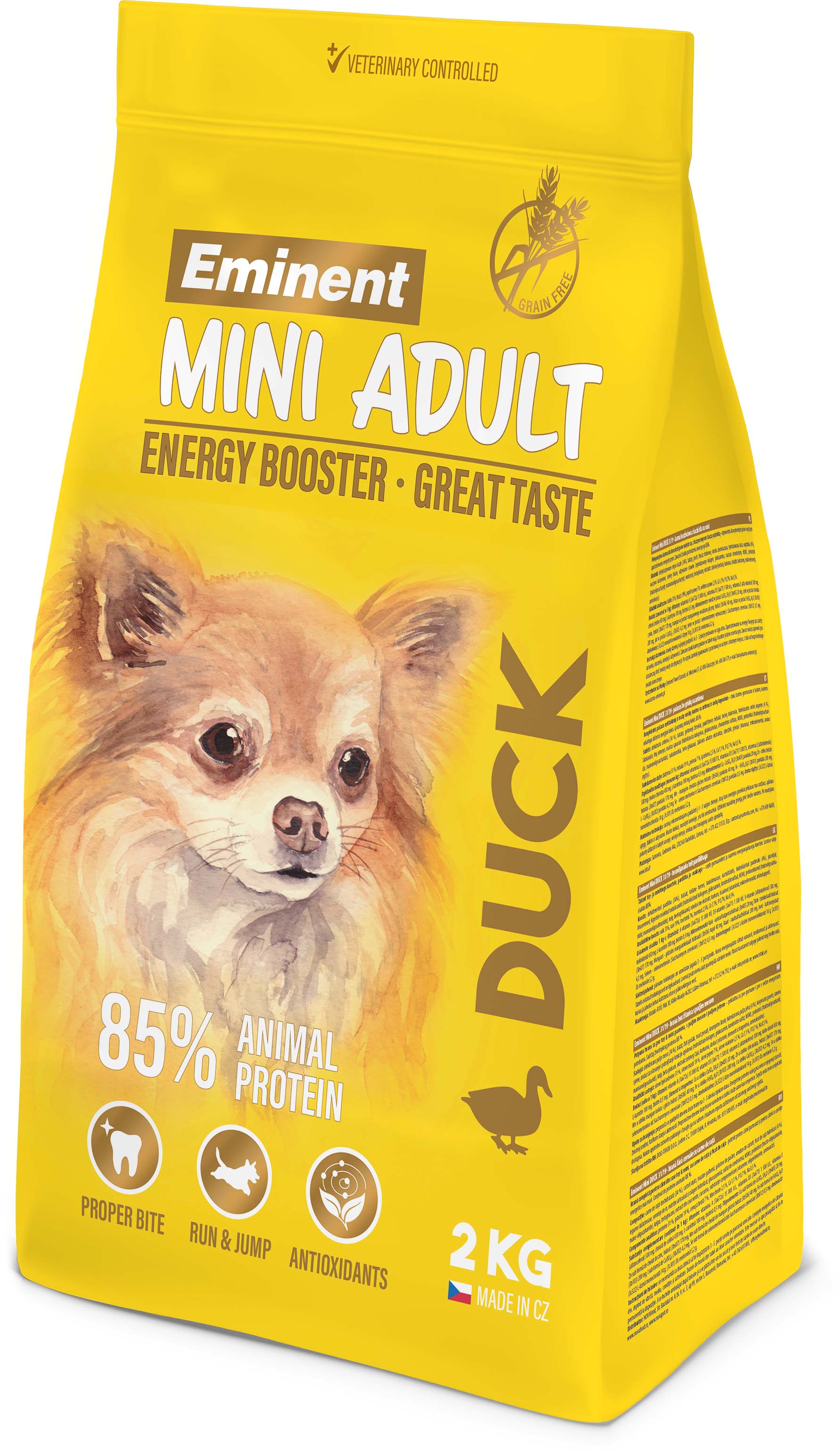 Eminent Dog Mini Adult Duck 2kg
