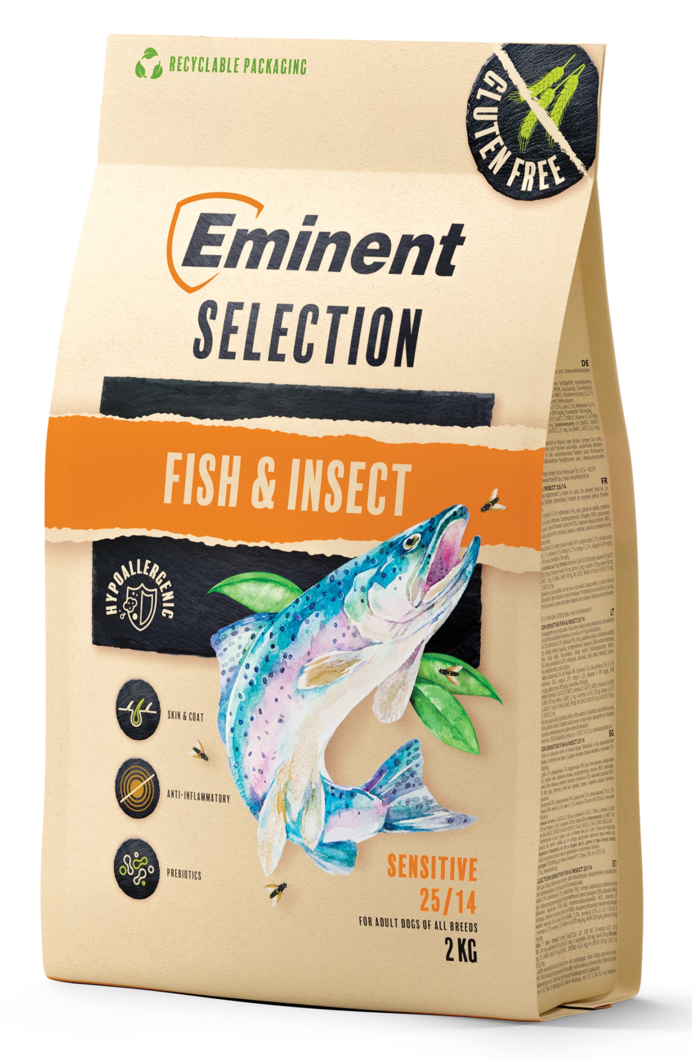 Eminent Dog Selection Sensitive Fish&Insect 2kg