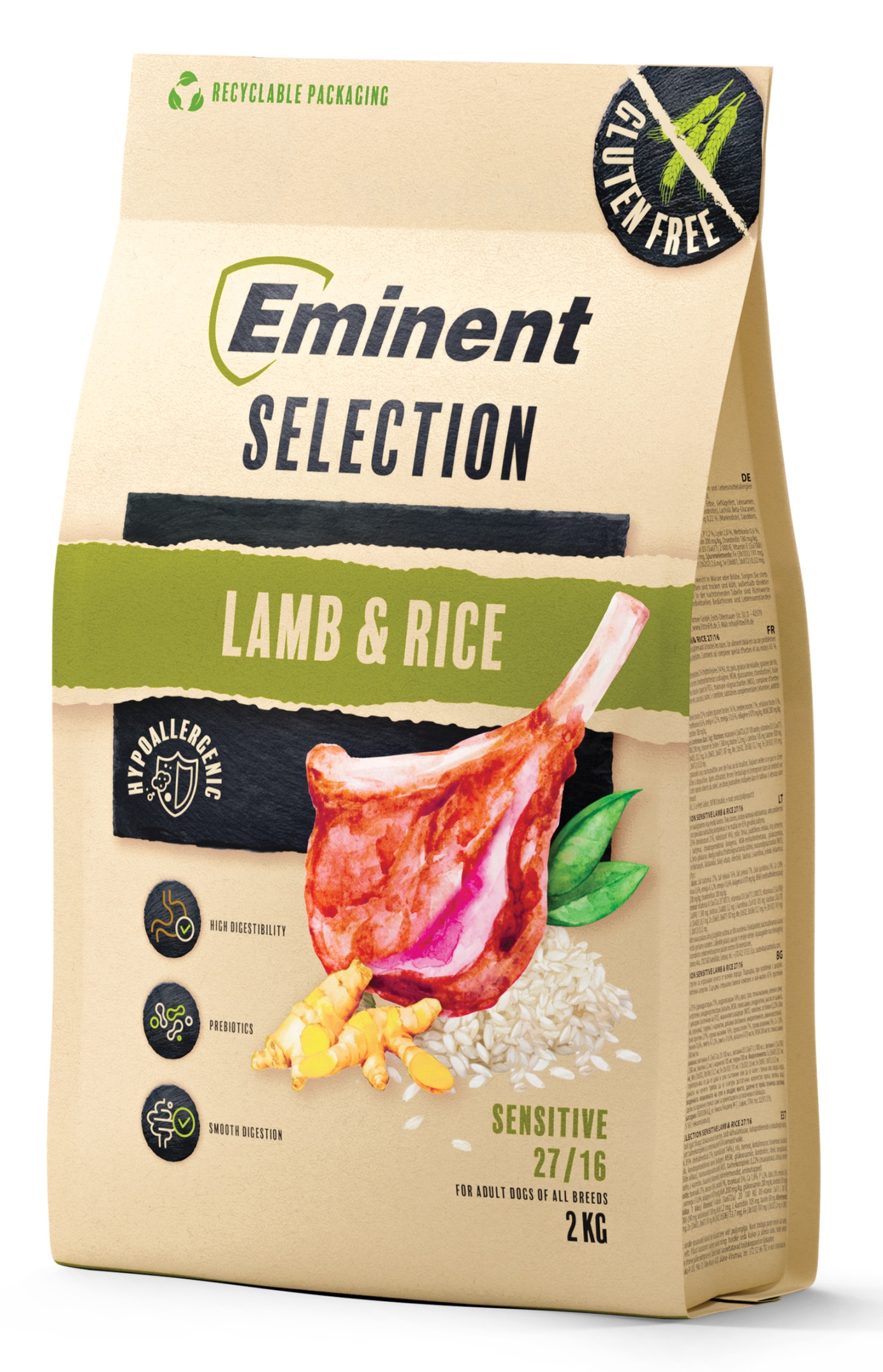 Eminent Dog Selection Sensitive Lamb&Rice 2kg